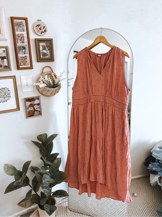 Old Navy Dresses & Skirts - Old Navy Sleeveless Rose Pink Midi Dress Size XXL